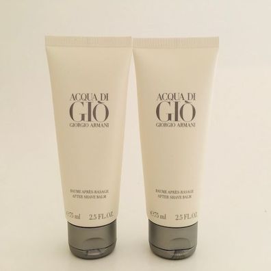 Giorgio Armani Acqua di Gio After Shave Balm 150ml (2x 75ml)