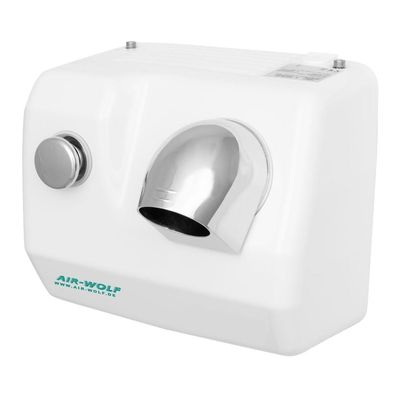 Wandhaartrockner Serie E manuell weiß emailliert