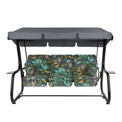 Hollywoodschaukel Gartenschaukel Schaukel Rimini Black Edition G058-02PB PATIO