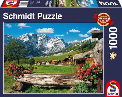Blick ins Bergidyll 1000 Teile Puzzle