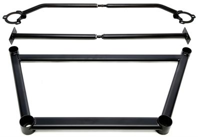 TA Technix Stahl Domstreben Kit, schwarz passend für VW Golf VII Typ AU