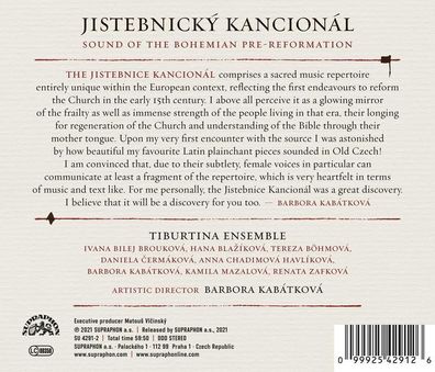 Various: Various: Sound of the Bohemian Pre-Reformation "Jiste