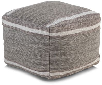 Baumwollpuff 45x45x35 cm, rau