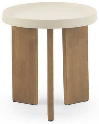 Beistelltisch aus Metall und Holz