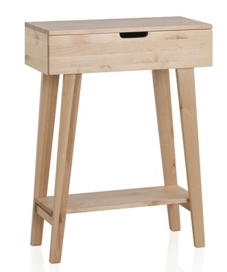 Beistelltisch aus natürlichem Birkenholz