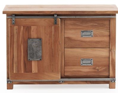 Kommode aus recyceltem massivem Akazienholz