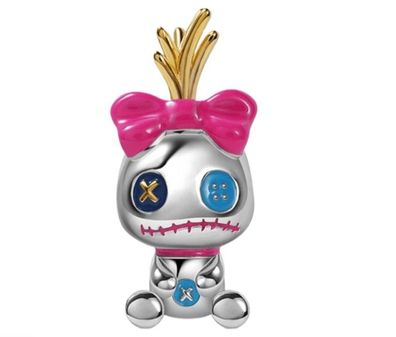 Charms Anhänger kompatibel für Pandora 925 Sterling Silber Stitch Scrump