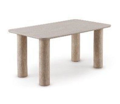 Rechteckiger Tisch 160x90 mit Keramikplatte