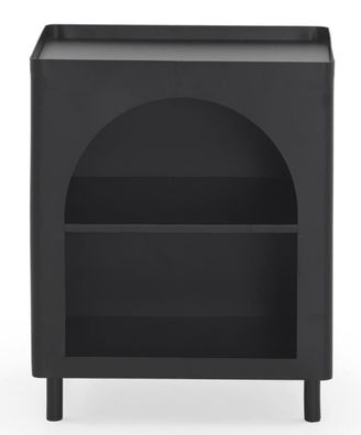 Schwarzer Beistelltisch aus Metall