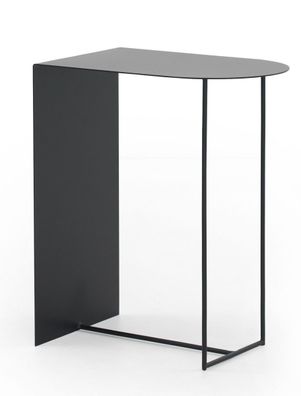 Schwarzer Beistelltisch aus Metall