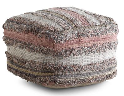 Sitzsack aus Baumwolle und Polyester 45x45x35 cm