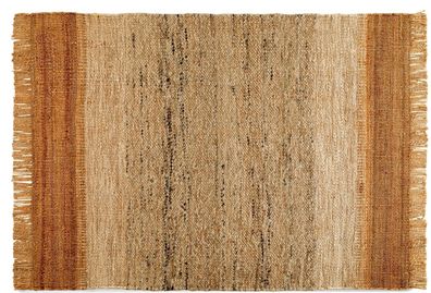 Teppich aus Jute und Wolle 180 x 240 cm