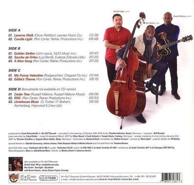 Ron Carter: The Golden Striker (Live At Theaterstübchen, Kasse