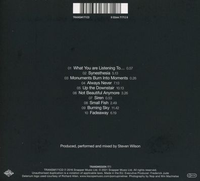 Porcupine Tree: Porcupine Tree: Up The Downstair (2016 Edition