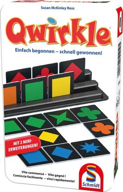 Qwirkle Mitbringspiel in Metalldose