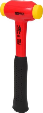 KS TOOLS Schonhammer mit Schutzisolierung, Kopf Ø 35mm