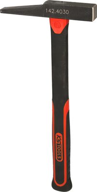 KS TOOLS Elektrikerhammer, französische Form, Fiberglasstiel, 200g