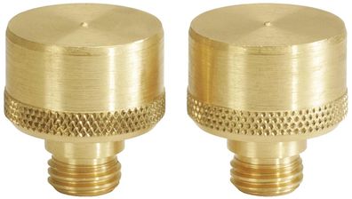 KS TOOLS Messing Eintreiber-Aufsatz-Satz, 2-tlg, Ø 14mm