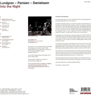 Jan Lundgren, Emile Parisien & Lars Danielsson: Into The Night (180g) - - (LP / I)