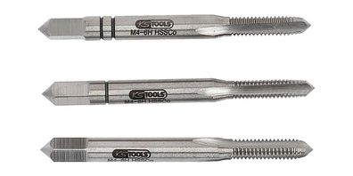 KS TOOLS HSS CO Handgewindebohrer-Satz M, M3x0,5, 3-tlg