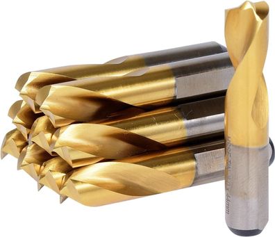 KS TOOLS HSSE-TiN Schweißpunkt-Bohrer, Ø 8mm, 10er Pack