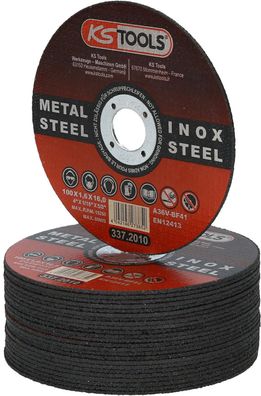 KS TOOLS Hochleistungs-Dünntrennscheibe, Ø 100mm, 1,6mm, 25 Stück