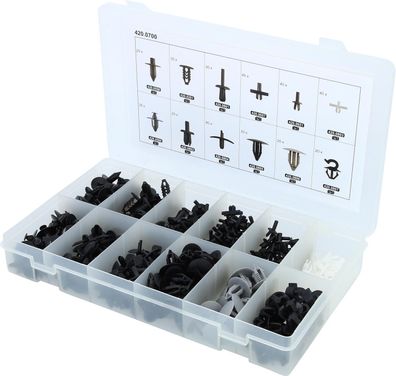 KS TOOLS Befestigungs-Clip-Satz für Volvo, 350-tlg