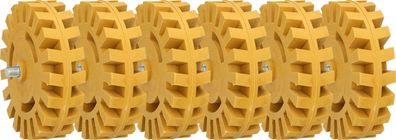 KS TOOLS Folienradierer mit Lamellen, 6er Pack