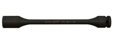 KS TOOLS 1/2" Torsions-Drehmomentbegrenzer-Stecknuss, 21mmx80Nm