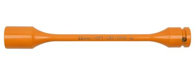 KS TOOLS 1/2" Torsions-Drehmomentbegrenzer-Stecknuss, 22mmx100Nm