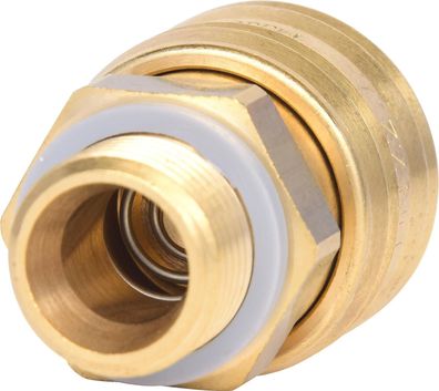 KS TOOLS Messing-Kupplung mit Außengewinde, G3/8"AG