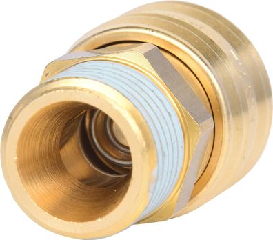 KS TOOLS Messing-Kupplung mit Außengewinde, G1/2"AG