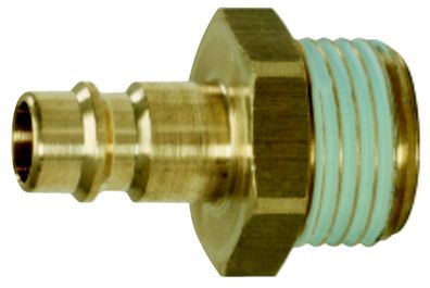 KS TOOLS Messing-Stecknippel mit Außengewinde, G3/8"AG