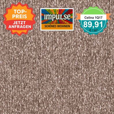 Vorwerk Celina 1Q17 Velours Teppichboden 4 m breit - versandkostenfrei ab 5 m²