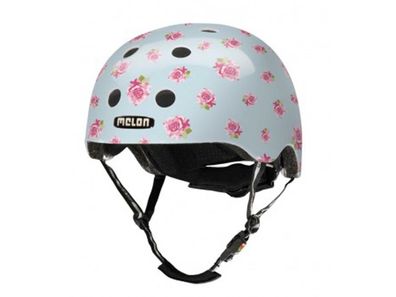 MELON Helm "All Stars" Urban Active, Magnetverschl flying roses,