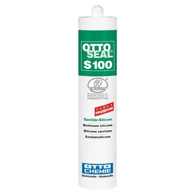 Ottoseal S 100 C1168 hellgraphit 300ml Sanitär-Silikon Kartusche