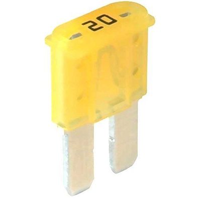 HERTH+BUSS Flachstecksicherung "Micro2 L 20 A, gelb