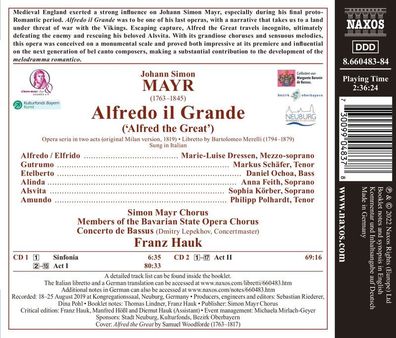 Johann Simon (Giovanni Simone) Mayr (1763-1845): Johann Simon