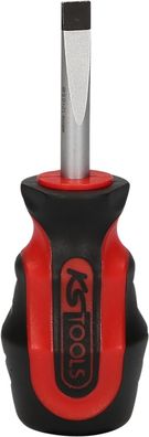 KS TOOLS Ergotorqueplus Schlitz-Schraubendreher, kurz, 6,5mm
