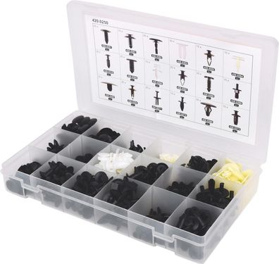 KS TOOLS Befestigungs-Clip-Satz für Ford, 415-tlg