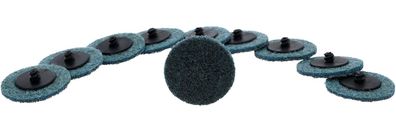 KS TOOLS Ersatz-Schleifpads, Ø50mm, Körnung 300, 10er Pack