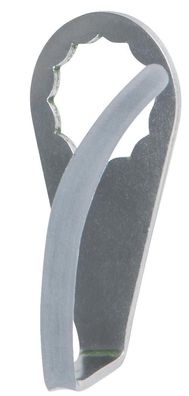 KS TOOLS Schaberklinge, gebogen, geschwungen, Klingenlänge 63mm