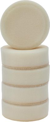 KS TOOLS Kunststoffpad weiß, Ø 85,0mm, 5er Pack