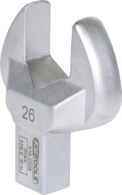 KS TOOLS 14x18mm Einsteck-Maulschlüssel, 26mm