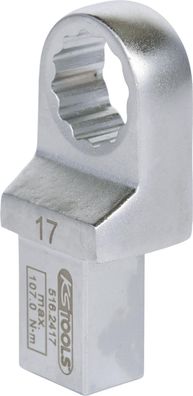 KS TOOLS 14x18mm Einsteck-Ringschlüssel, 17mm