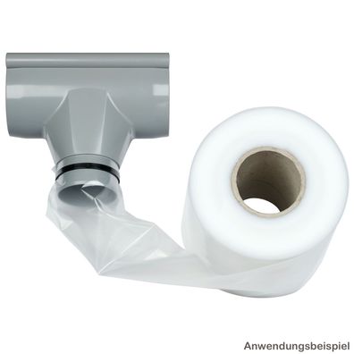 100m Fallrohr-Provisorium, Fallrohrschlauch, Ablaufschlauch 1A-Material mit UV