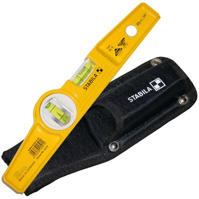 Stabila Wasserwaage 81S Torpedo + Gürteltasche 25 cm