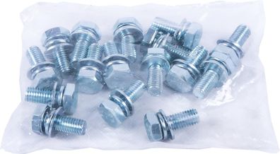 KS TOOLS Schraube M8 für Rollen zu Performanceplus Werkstattwagen (16 Stück)