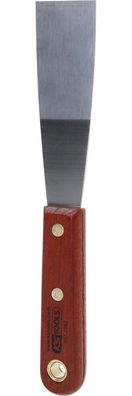 KS TOOLS Edelstahl Spachtel, 38mm, mit Holzgriff