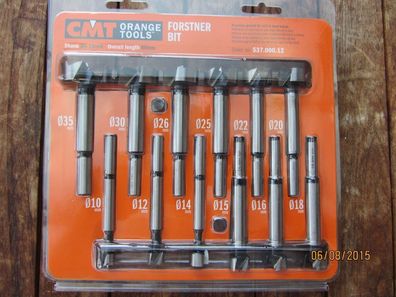 SP Forstnerbohrersatz 12teilig 10 bis 35mm CMT Orange Tools